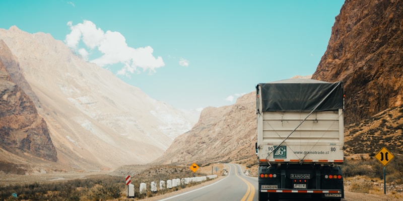 Road network for delivery route planning